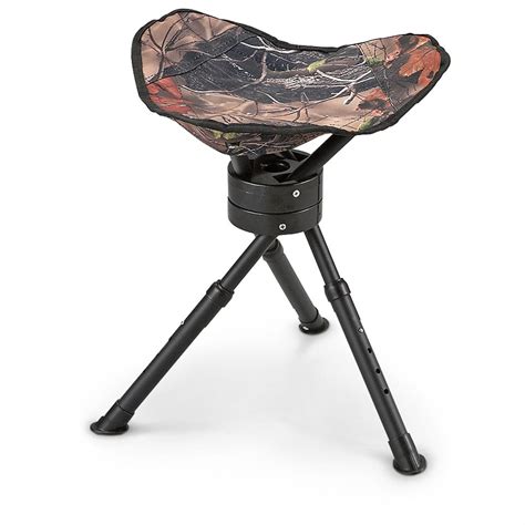 Guide Gear Swivel Tripod Hunting Stool 222293 Stools Chairs And Seat