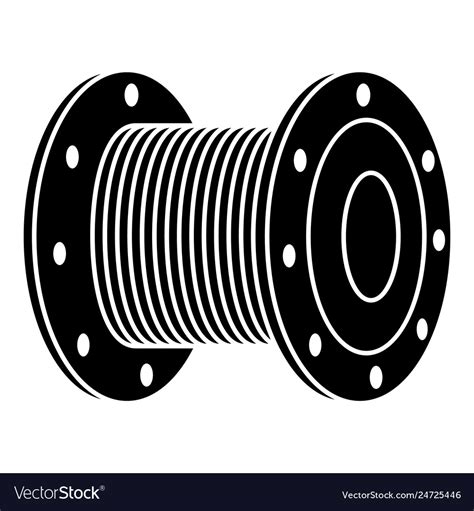 Cable Coil Icon Simple Style Royalty Free Vector Image