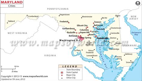Maryland City Maps Maps Of Maryland Cities