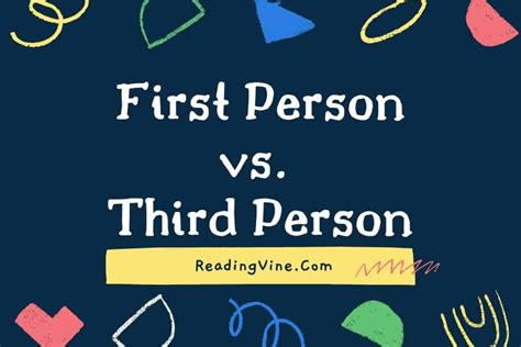 First Person Vs Third Person Readingvine