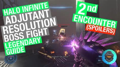 Halo Infinite Adjutant Resolution Boss Fight 2 Legendary