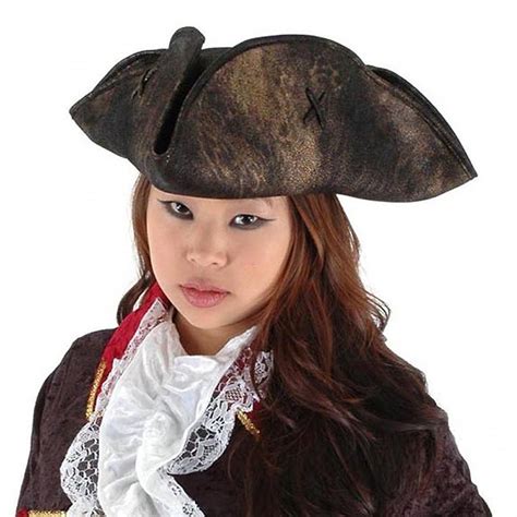 Fancy Dress Hat Elope Scallywag Pirate Tricorn Hat In 2020 Fancy