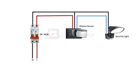 Motion Sensor In Security Light Wiring Motion Sensor Electrician Idea