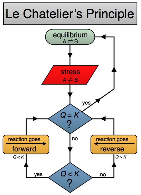 Le Chatelier S Principle And Equilibrium Diagram Quizlet