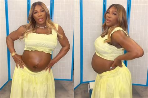 Pregnant Serena Williams Shows Bare Bump As She Dances In New Video