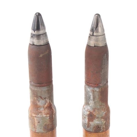 United States Navy Artillery 350 Caliber Drill Cartridges With Time