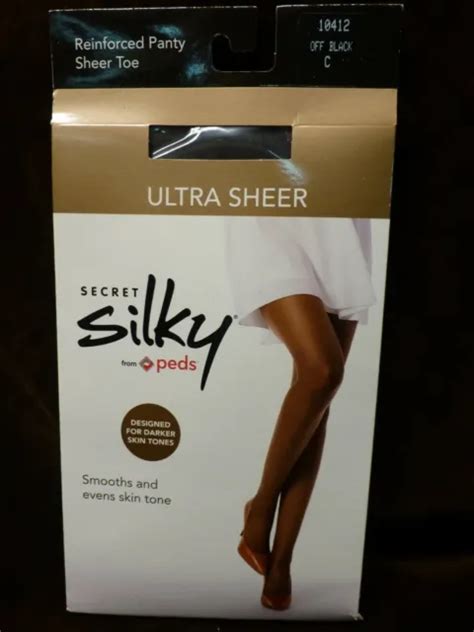 Gildan Secret Silky Ultra Sheer Pantyhose Reinforced Panty Sheer Toe