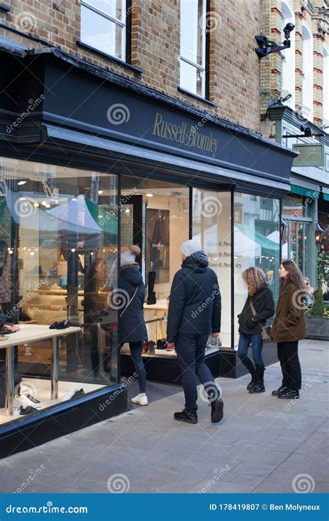 The Shoe Shop Russell And Bromley In Winchester Uk Editorial