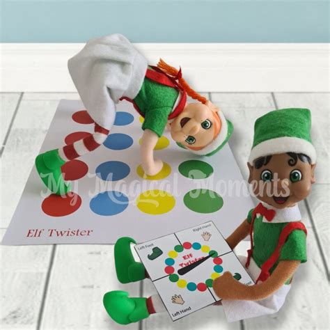 Elf Twister Printable Free My Magical Moments