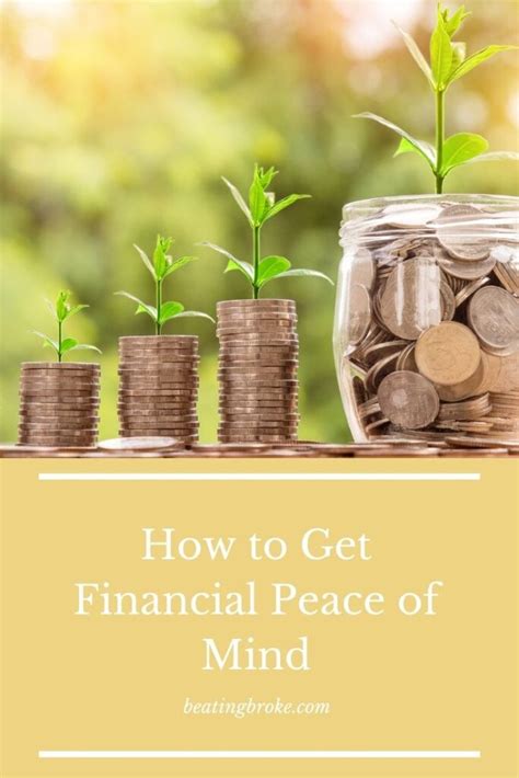 How To Get More Financial Peace Of Mind — Beating Broke