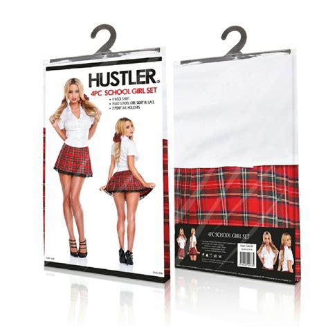 Hustler Hollywood Skirts Hustler Lingeries 4pc School Girl Costume
