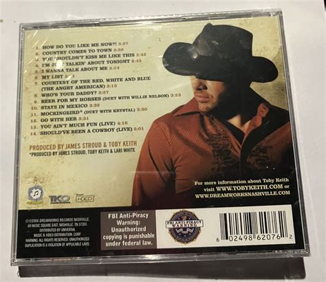 Toby Keith Greatest Hits Vol 2 Cd New Sealed 602498620762 Ebay