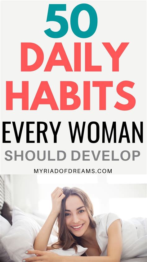 50 Daily Habits To Improve Your Life — Myriad Of Dreams