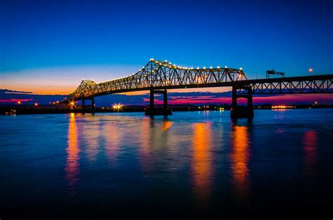 Views Of The I 10 Mississippi River Bridge In Baton Rouge Billy
