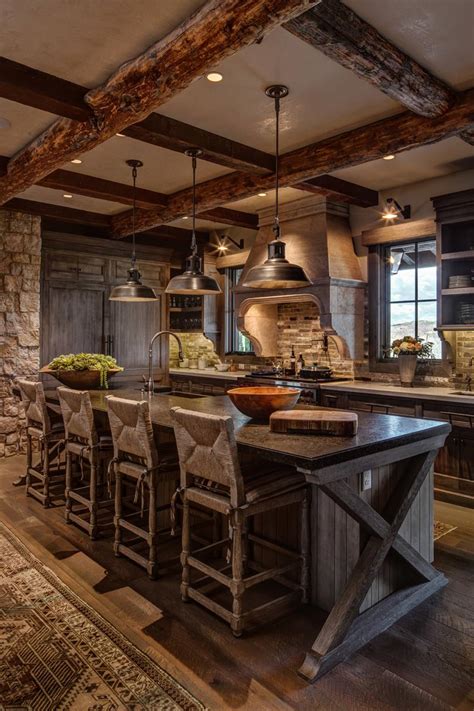 38 Stunning Dark Wood Kitchen Design Ideas Photo Gallery Home Awakening