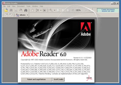 Adobe Reader 6 My Adobe Acrobat Reader