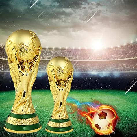World Cup Football Trophy Resin Replica Trophy Model Soccer Fan Souvenir T Fruugo Uk