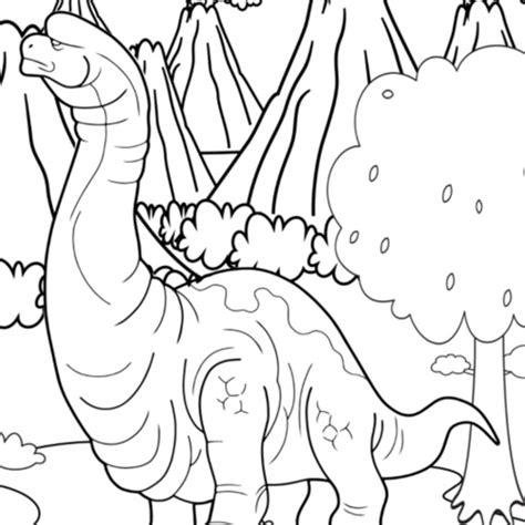 Brachiosaurus dinosaur coloring pages - Dinosaur Coloring Pages