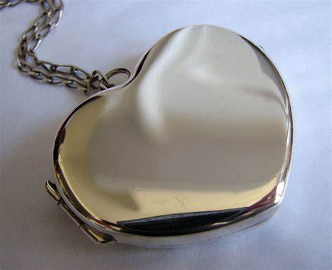 Tiffany And Co Sterling Heart Locket At 1stdibs