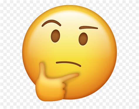 Thinking Face Emoji On Apple Ios Thinking Emoji Png Stunning Free