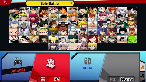 A Shonen Jump Roster Based On Smash Bros Ultimate By Mryoshi1996 On