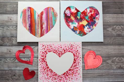 Abstract Heart Painting at Fidel Hicklin blog