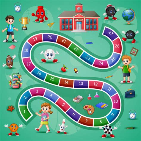 Serpientes y escaleras, es un juego de mesa que hemos seleccionado gratis. Serpiente y escalera Imágenes Vectoriales, Ilustraciones ...