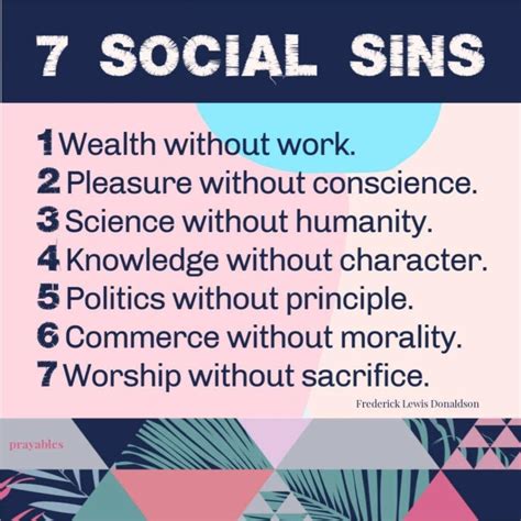 Blessing Seven Social Sins Prayables