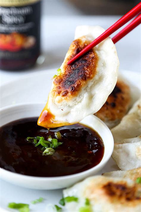 Rice vinegar the ratio depends on the person's preference and many would put extra like 1. Shrimp Gyoza (Pan-Fried Dumplings) - Pickled Plum Food And ...