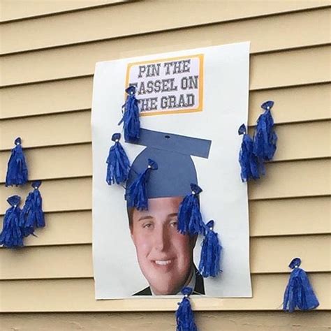 Graduation Party Game Pin The Tassel On The Grad Credit To Beeswave