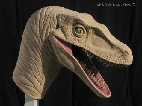 The Art Of Mate Nagy Velociraptor Sculpt From Jurassic Park