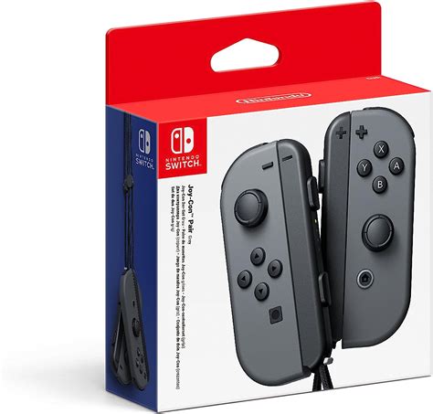Nintendo Switch Joy Con Controller Pair Grey Uk Pc