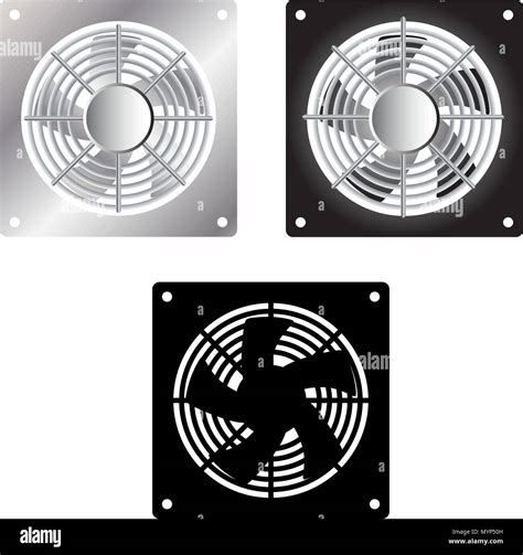 Computer Cooling Fan Stock Vector Image And Art Alamy