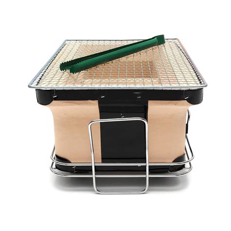 A hibachi grill is essentially just a small stove used for cooking heated by charcoal, although there are multiple fuel types for the modern versions. outdoor portable ceramic bbq stove japanese korean hibachi ...