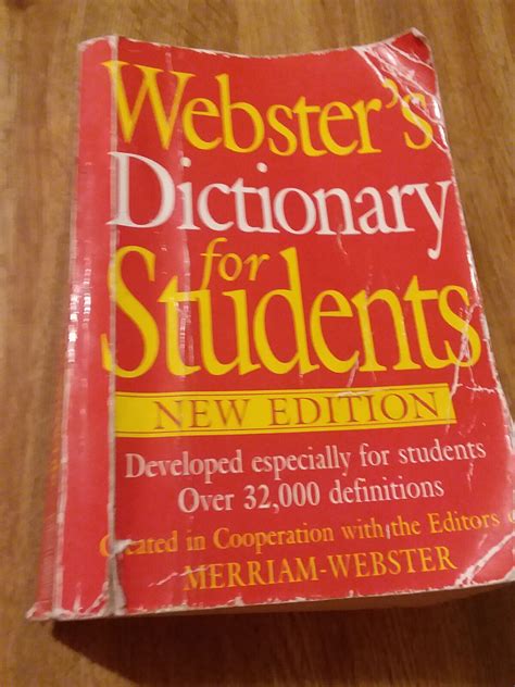 Websters Dictionary for Students, New Edition 9781596950221 | eBay