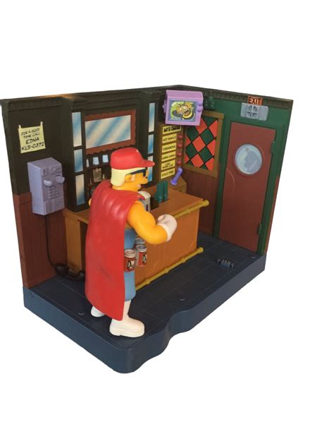 The Simpsons Moes Tavern Interactive Environment With Duffman Collectors Crossroads
