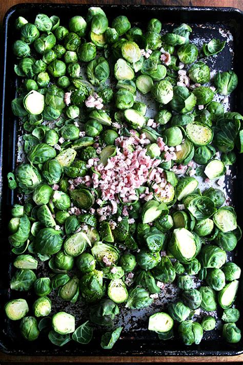 Blanch the halved brussels sprouts for 3 to 4 minutes, until just barely tender. Ina Garten's Roasted Balsamic Brussels Sprouts | Alexandra's Kitchen