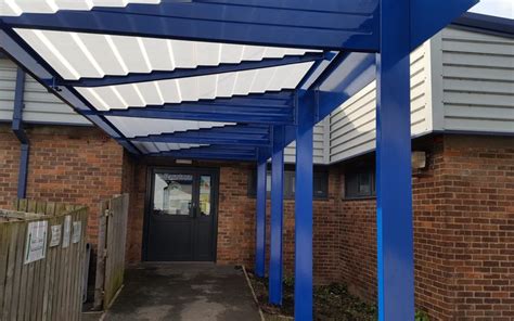 Covered Walkway Systems Canopies Uk