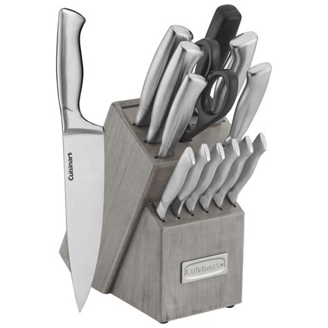 Sidedeal Cuisinart Classic 15 Piece Stainless Steel Knife Block Set