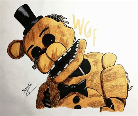 Golden Freddy Drawing At Explore Collection Of