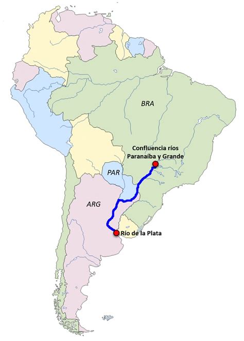 ¿dónde Está El Río Paraná Saber Es Práctico