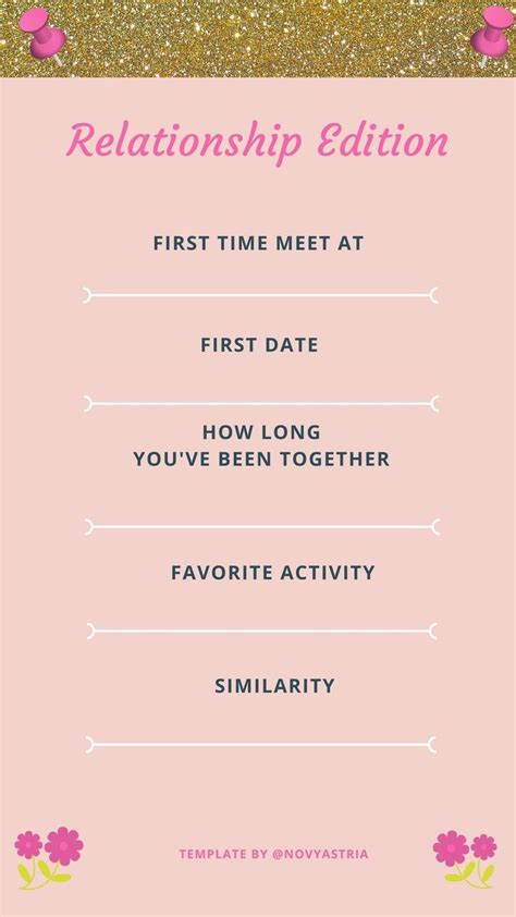 Pin By Selah Locken On Life Together Relationship Captions Story Template Instagram Story