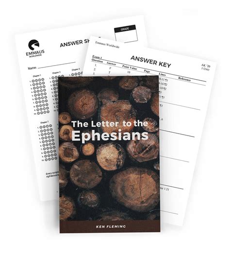 Ephesians The Letter To The Homeschool Edition Emmaus Worldwide