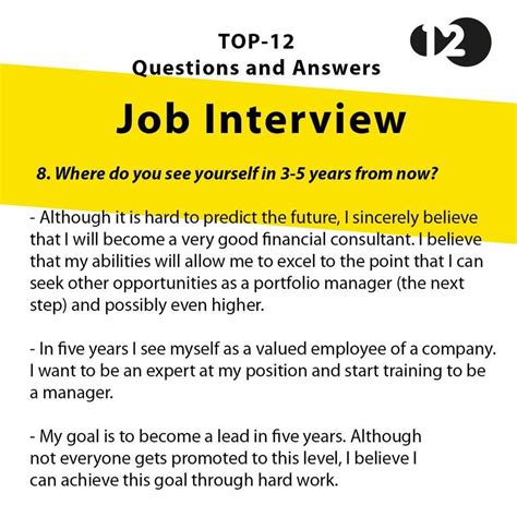Answer the interviewer's questions carefully, and ask your own. Valanglia: JOB INTERVIEWS: 9 TOP QUESTIONS AND ANSWERS YOU ...