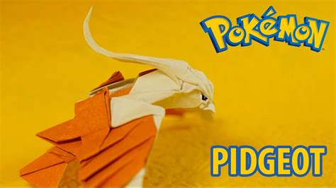 Paper Pokemon Origami Pidgeot ピジョット Tutorial Intermediate Version
