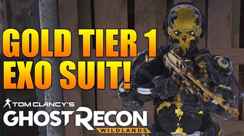 Gold Exo Suit Showcase Gold Exo Suit In Ghost Recon Wildlands Youtube