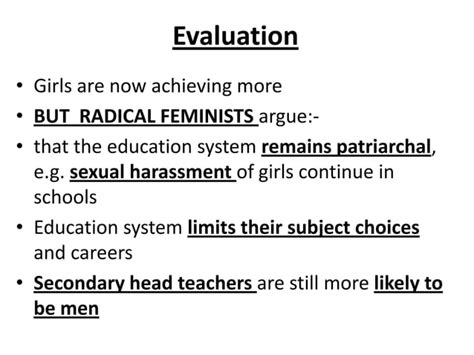 Gce Sociology Revision Aqa Unit 2 Education Gender Differences And