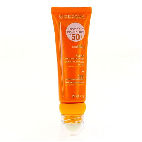 Bioderma Photoderm Bronz Duo Fluide Spf50 Tube 20ml Stick Spf 50 2g