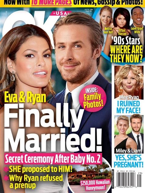 Eva Mendes And Ryan Gosling Married Secret Sunset Wedding At Hollywood Hills Home Celeb