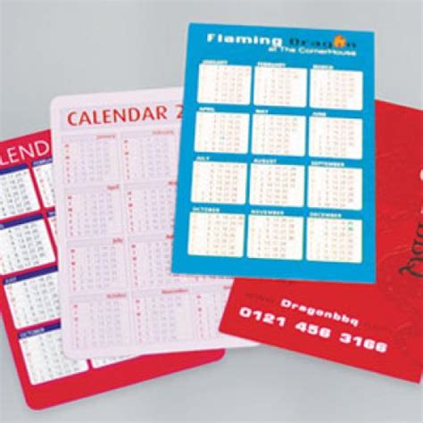 Folding Pocket Calendars Uk